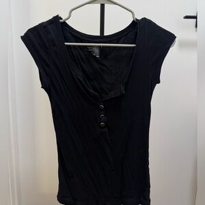 Old Navy Black Button Up Shirt